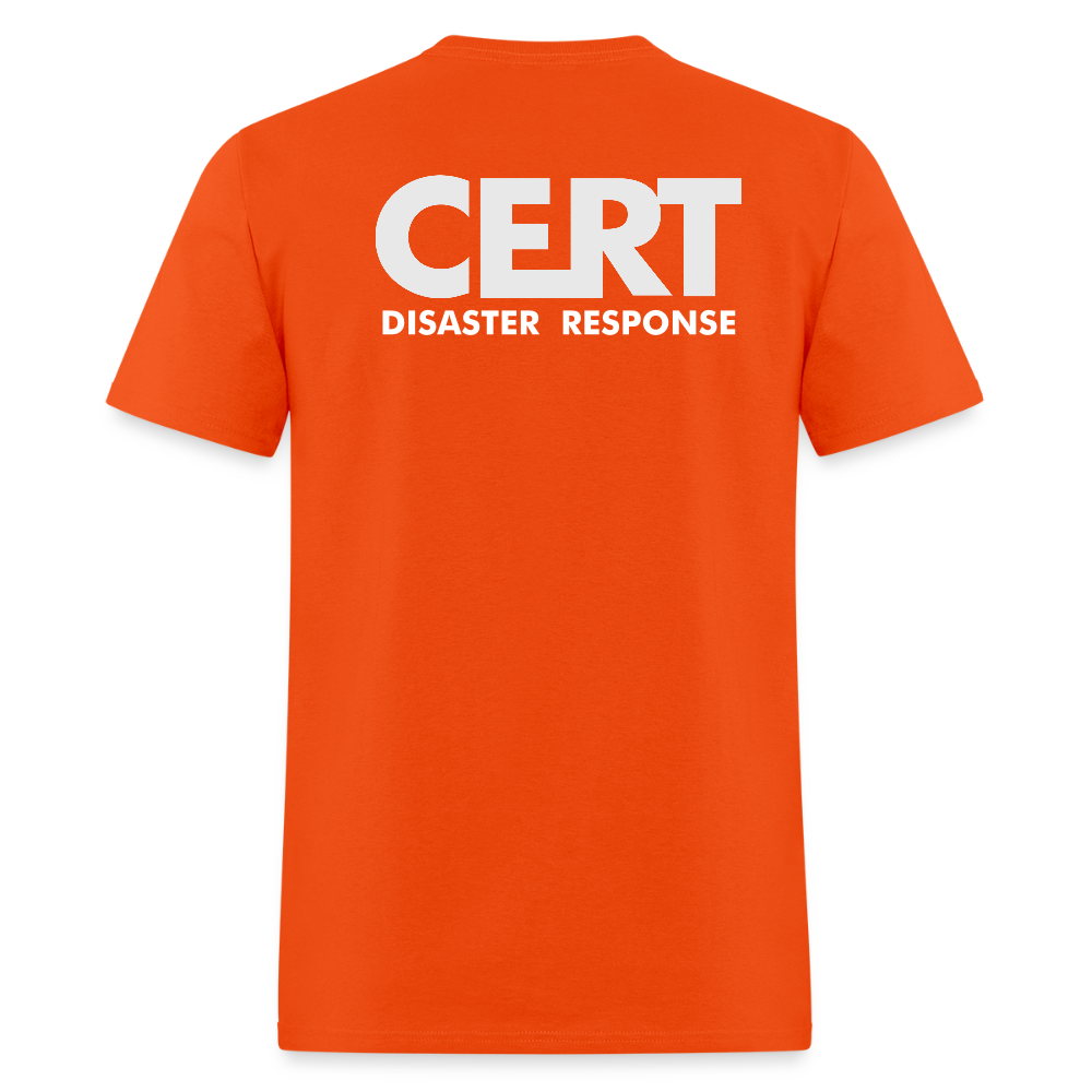 CERT - FEMA Logo Unisex Basic Tee - orange