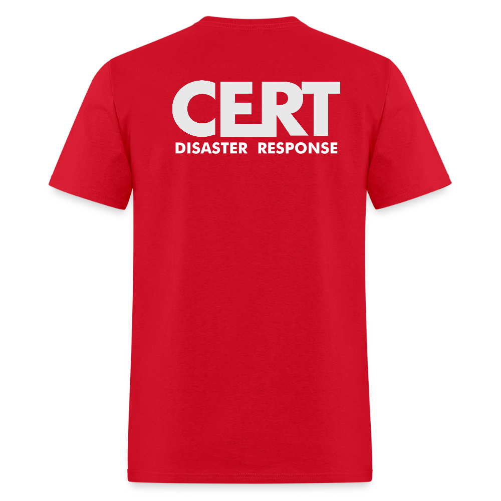 CERT - FEMA Logo Unisex Basic Tee - red