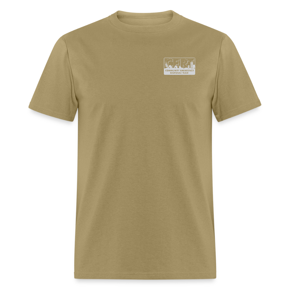 CERT - FEMA Logo Unisex Basic Tee - khaki