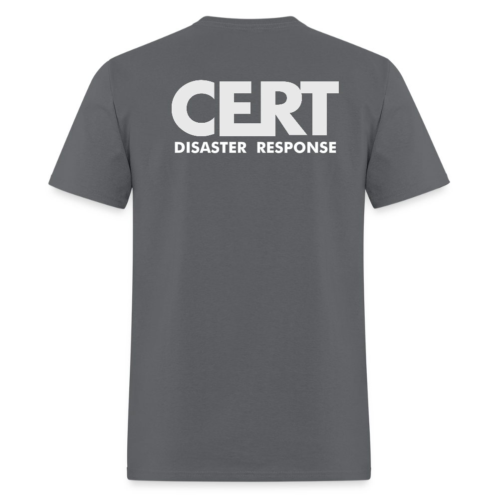 CERT - FEMA Logo Unisex Basic Tee - charcoal