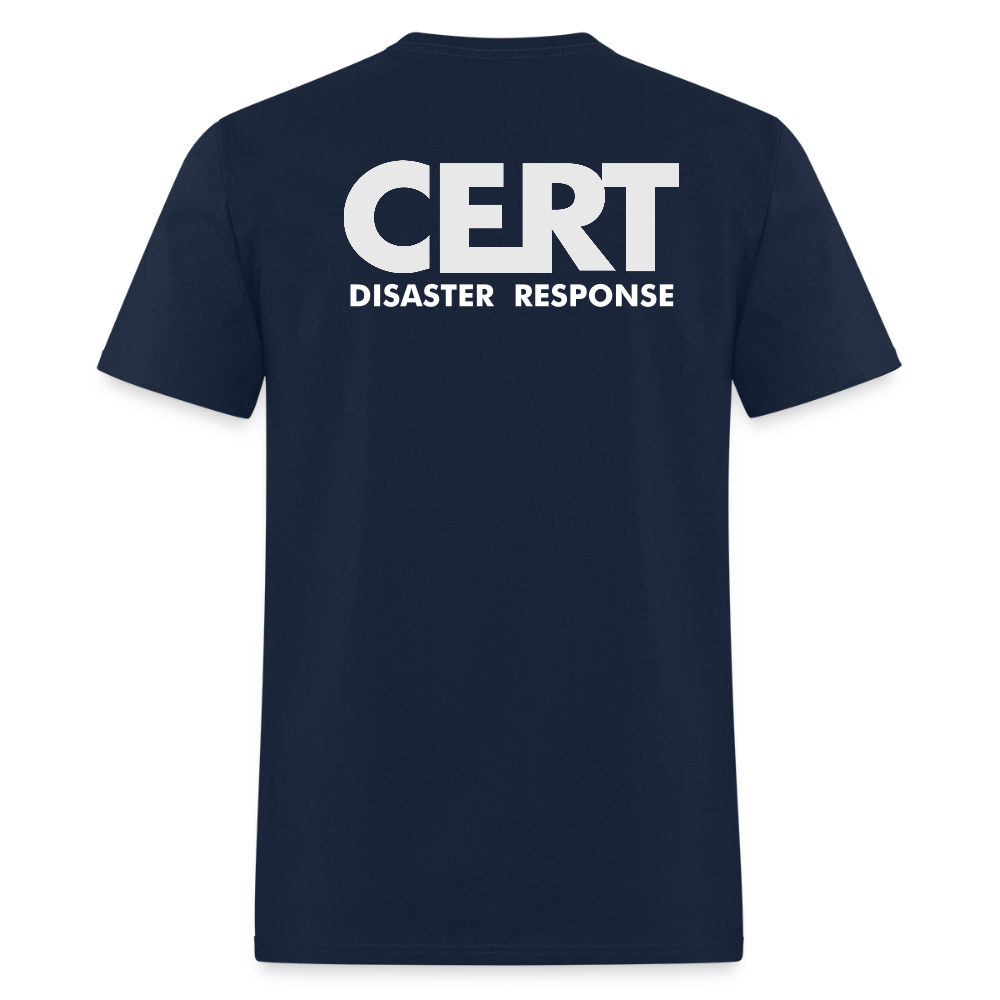CERT - FEMA Logo Unisex Basic Tee - navy