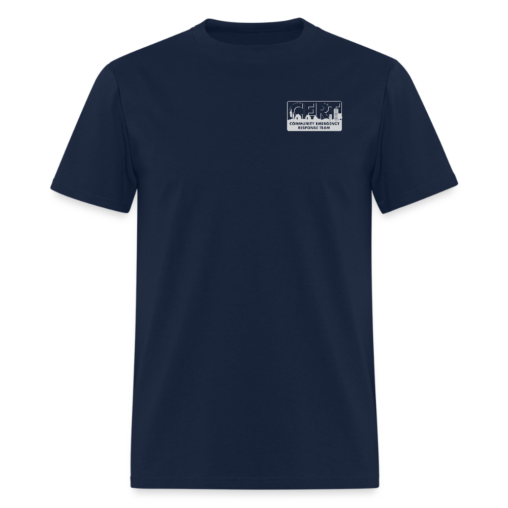 CERT - FEMA Logo Unisex Basic Tee - navy
