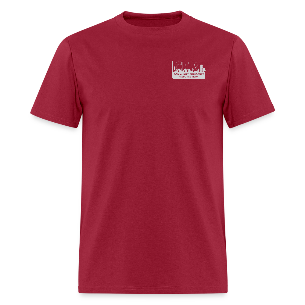 CERT - FEMA Logo Unisex Basic Tee - dark red