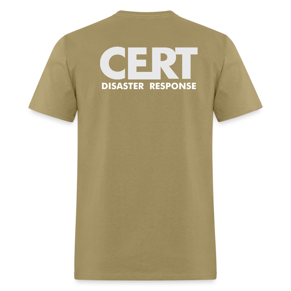 CERT - FEMA Logo Unisex Basic Tee - khaki