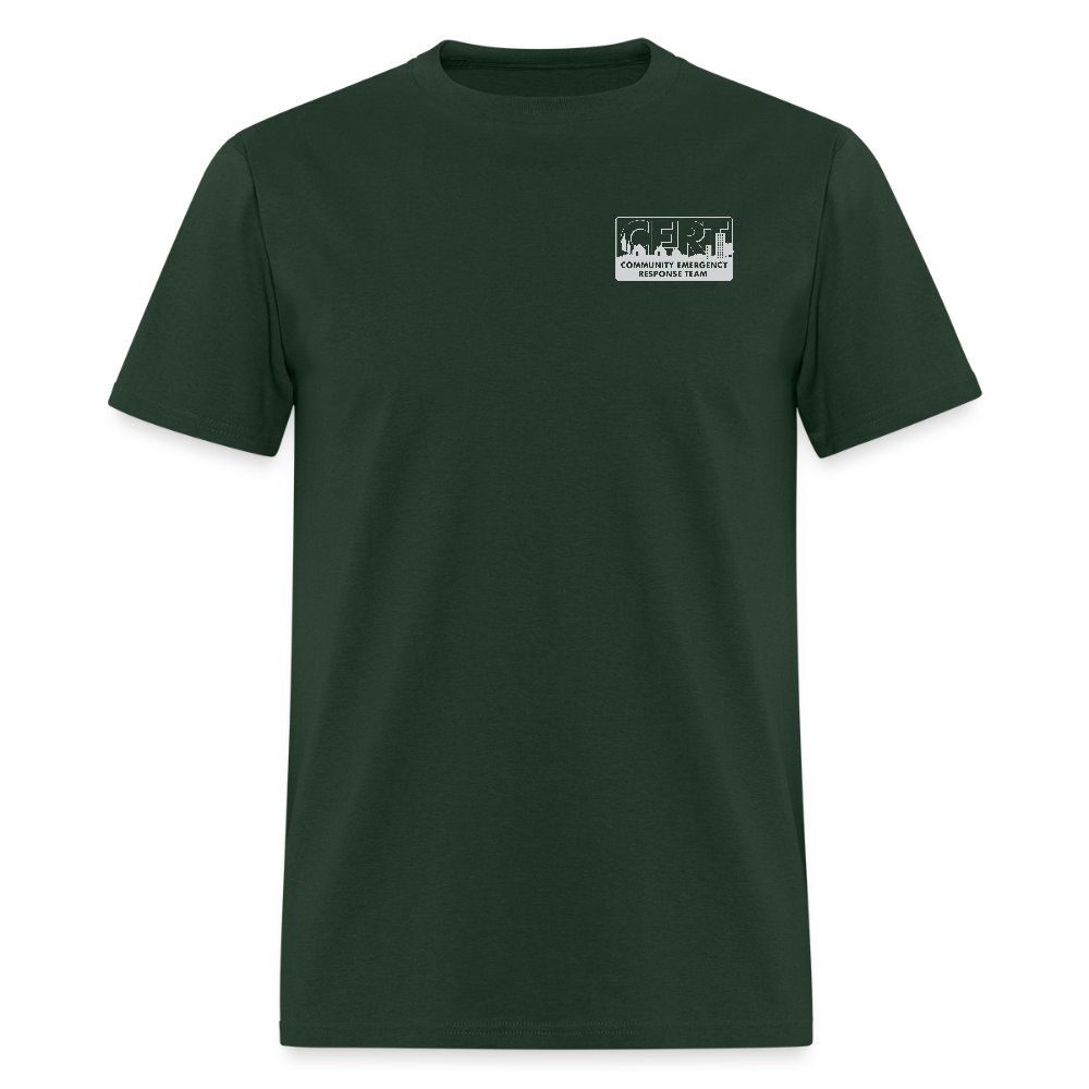 CERT - FEMA Logo Unisex Basic Tee - forest green