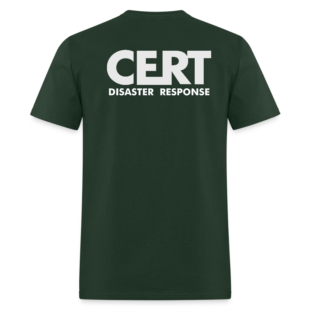 CERT - FEMA Logo Unisex Basic Tee - forest green