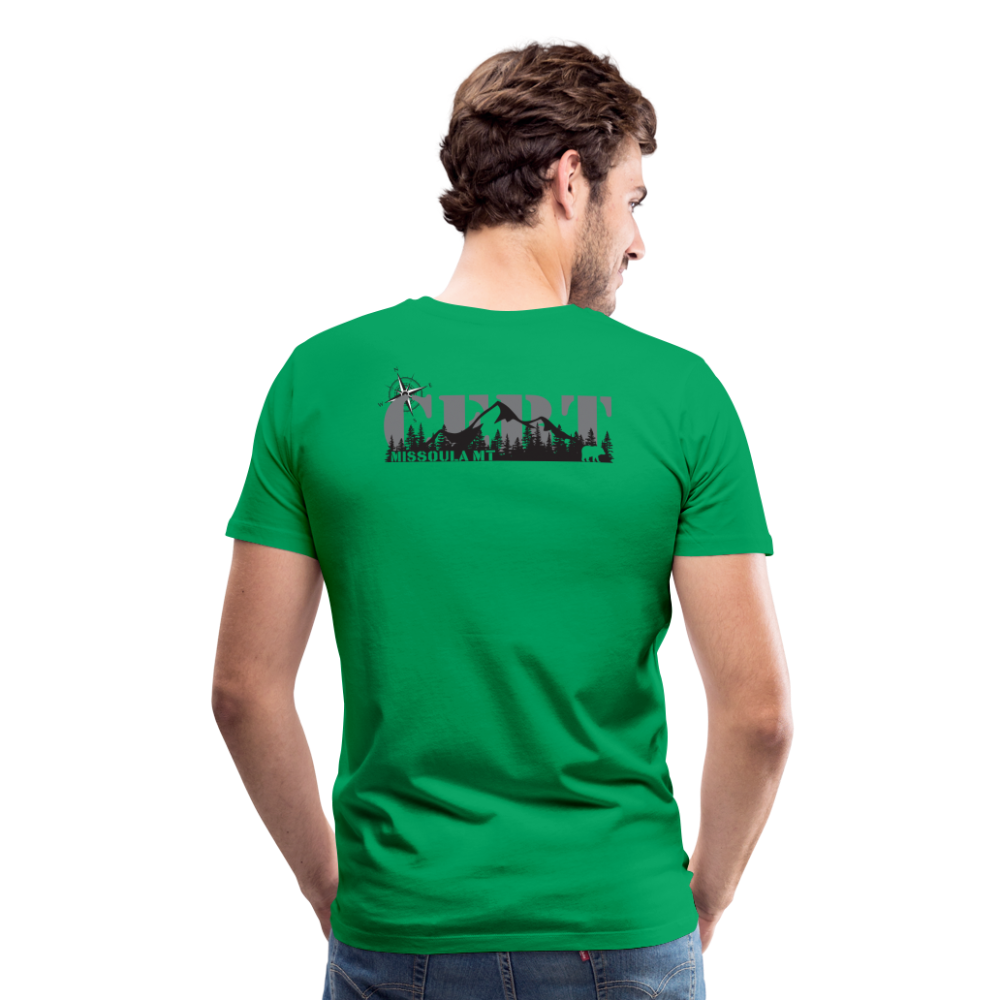 Missoula CERT Team Shirt Round Logo - kelly green