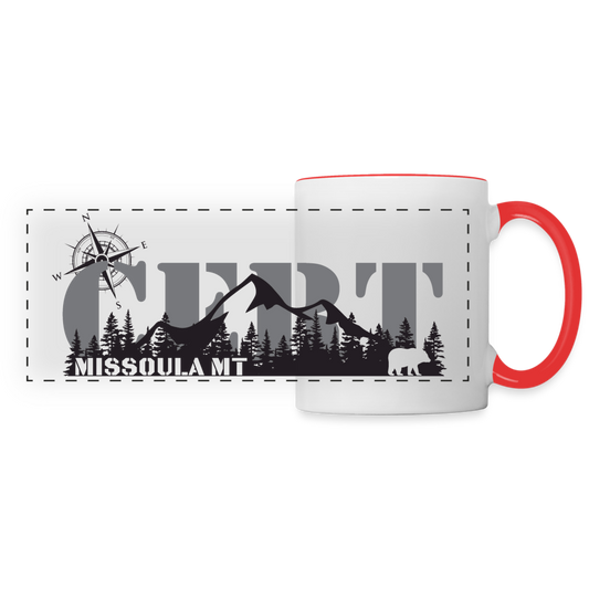 Missoula CERT Panoramic Mug - white/red
