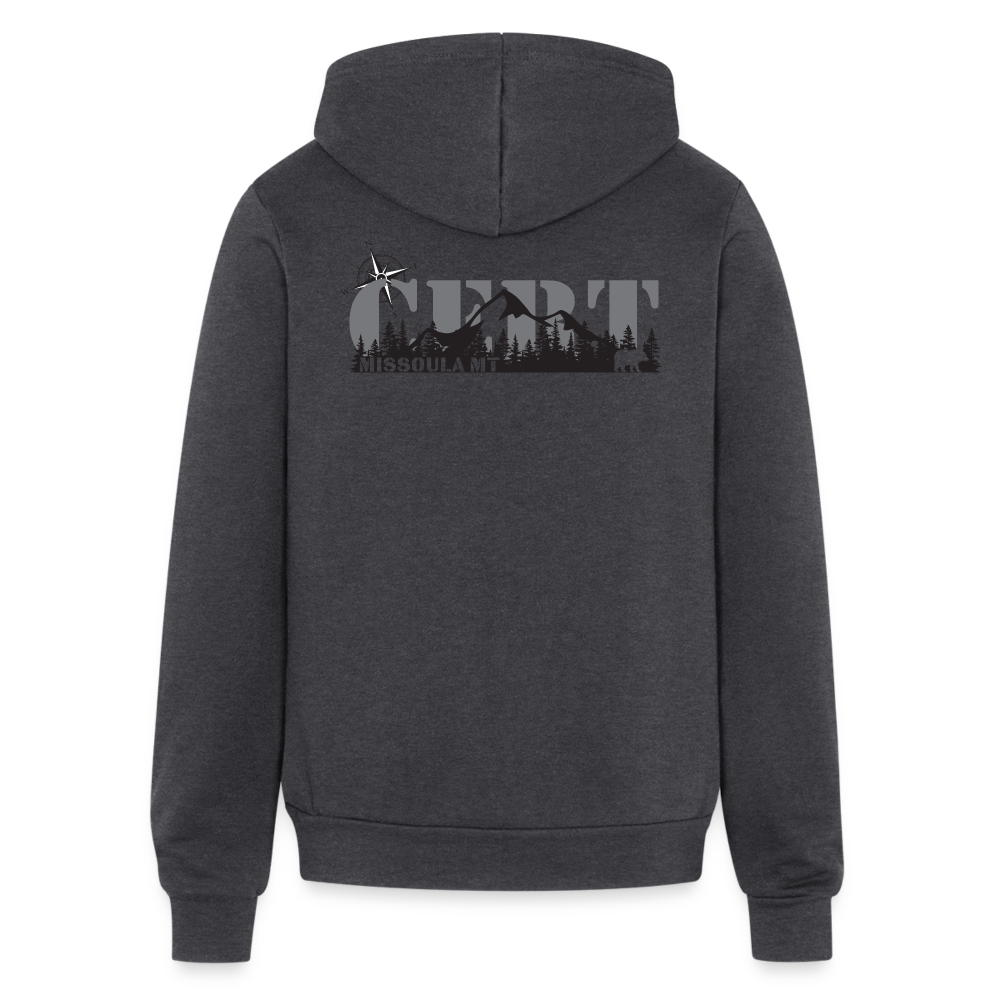 Missoula CERT Full Zip Hoodie - charcoal grey