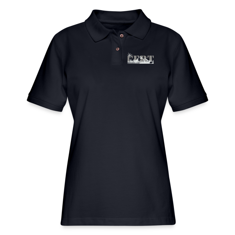 Missoula - Women's Pique Polo Shirt - midnight navy