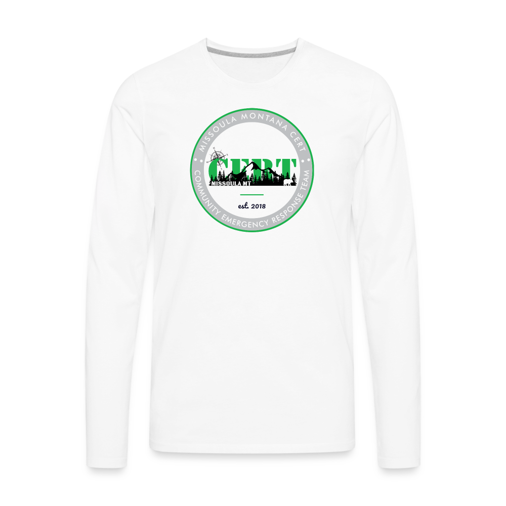 Missoula - Men's Premium Long Sleeve T-Shirt - white