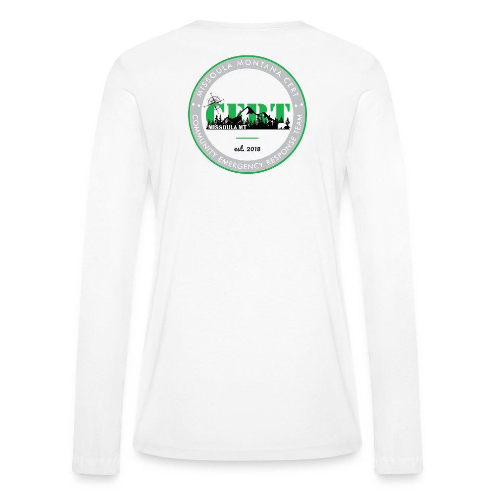 Missoula - Bella + Canvas Women's Long Sleeve T-Shirt - white