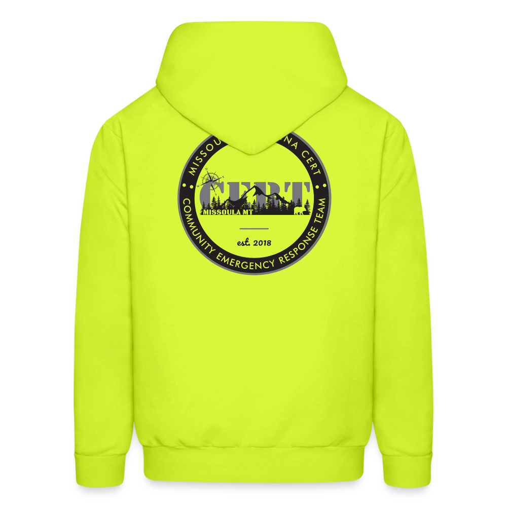 Missoula - Men's Hoodie Monochrome - safety green
