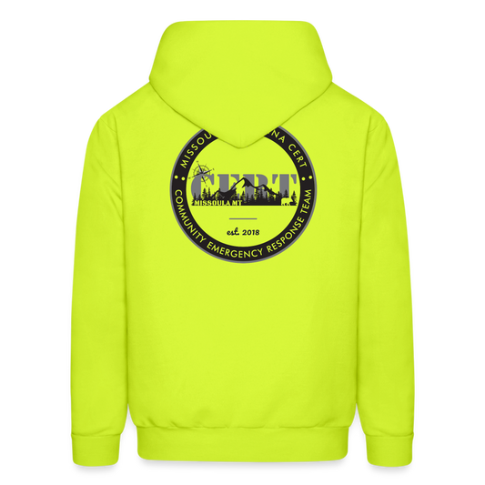 Missoula - Men's Hoodie Monochrome - safety green