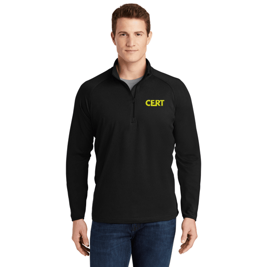 Men's 1/4 Zip CERT Pullover - First Class Responder