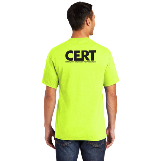Hi Vis CERT Responder T-Shirt