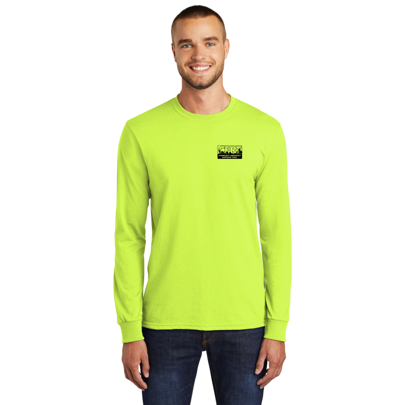 Hi Vis CERT Responder Long Sleeve T-Shirt