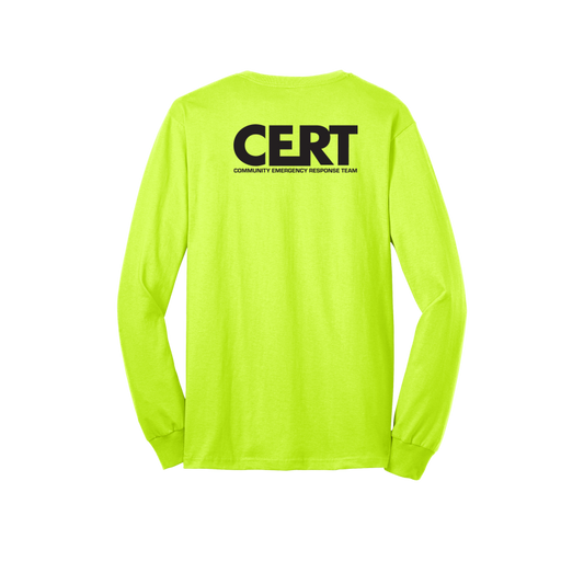 Hi Vis CERT Responder Long Sleeve T-Shirt