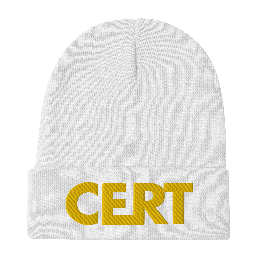 CERT Lettering Beanie