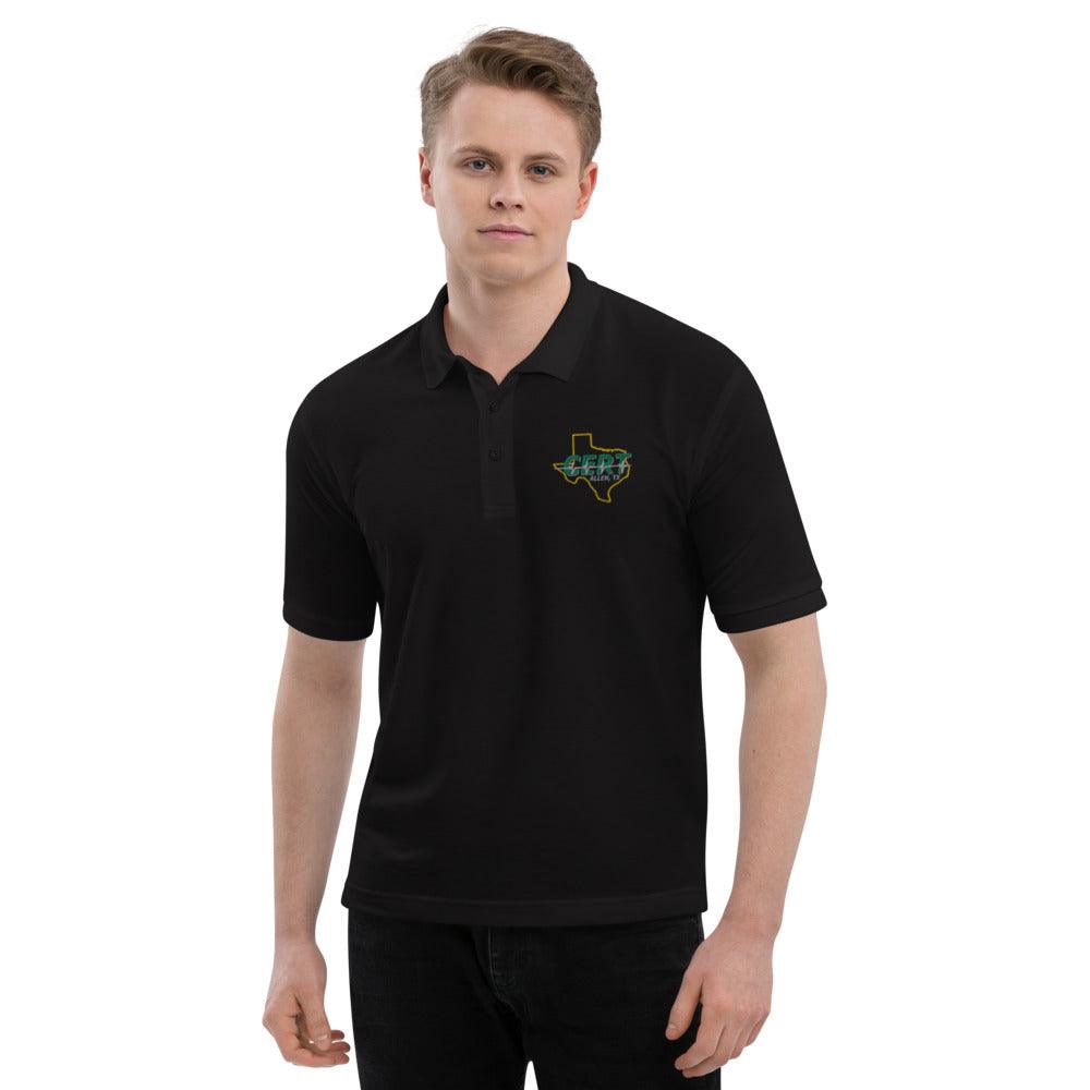 Embroidered Polo - Allen TX CERT Logo - First Class Responder