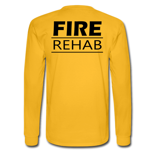 Fire Rehab Team Long Sleeve Shirt - gold