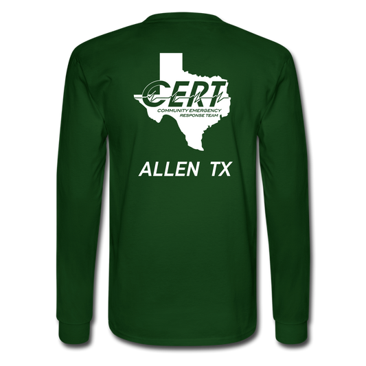 Allen CERT Long Sleeve Subtle Shirt - forest green