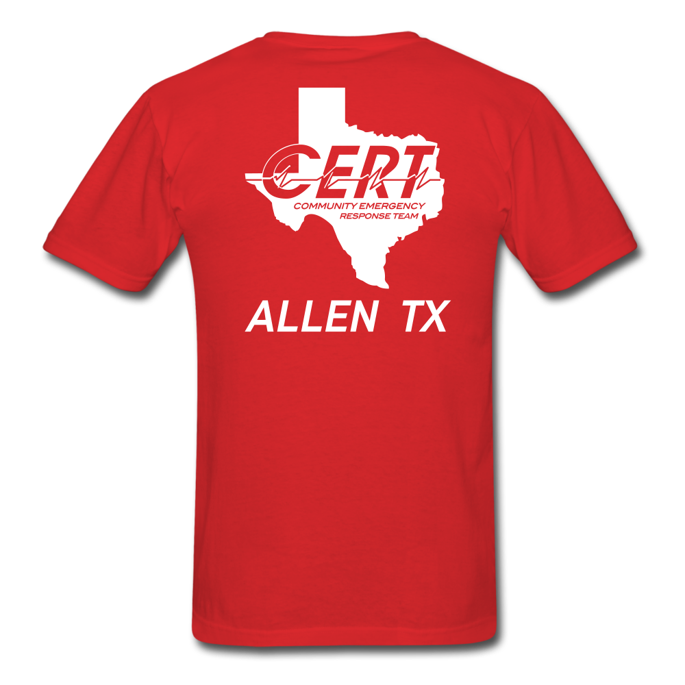 Allen TX CERT Field Shirt - red