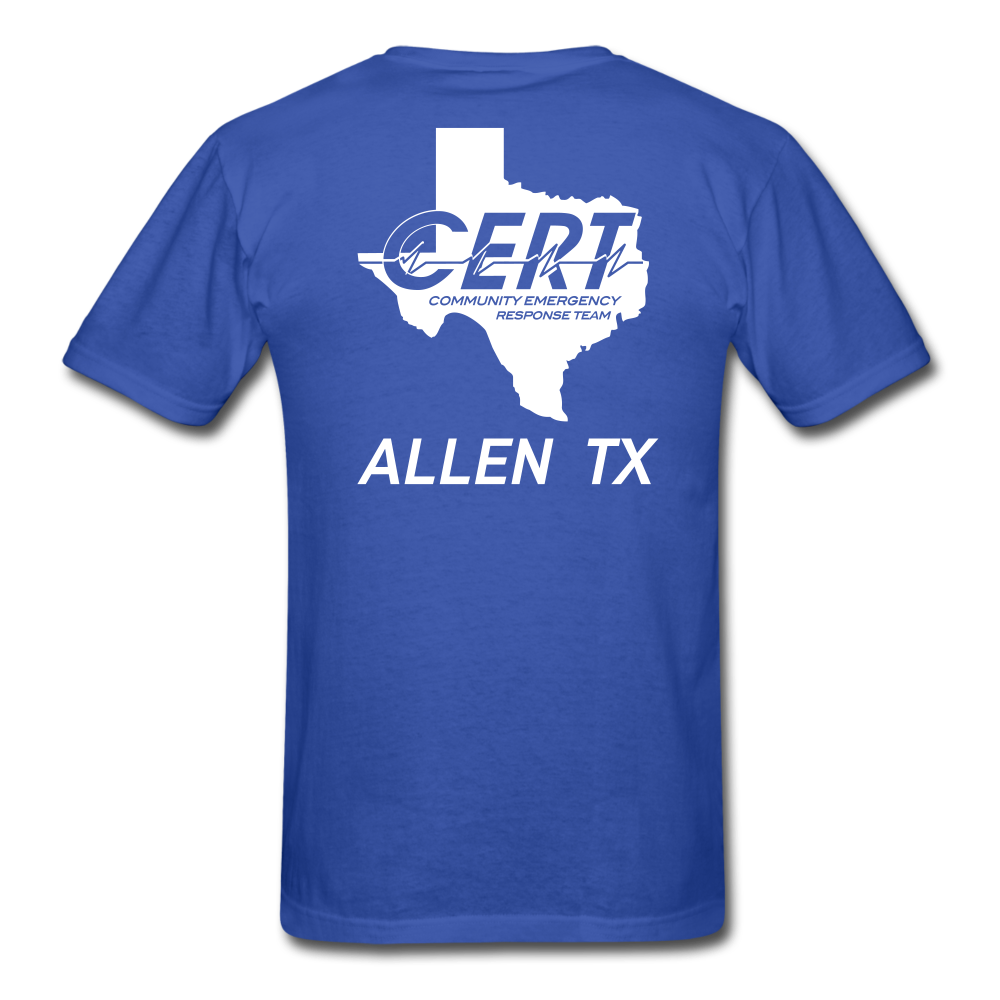 Allen TX CERT Field Shirt - royal blue