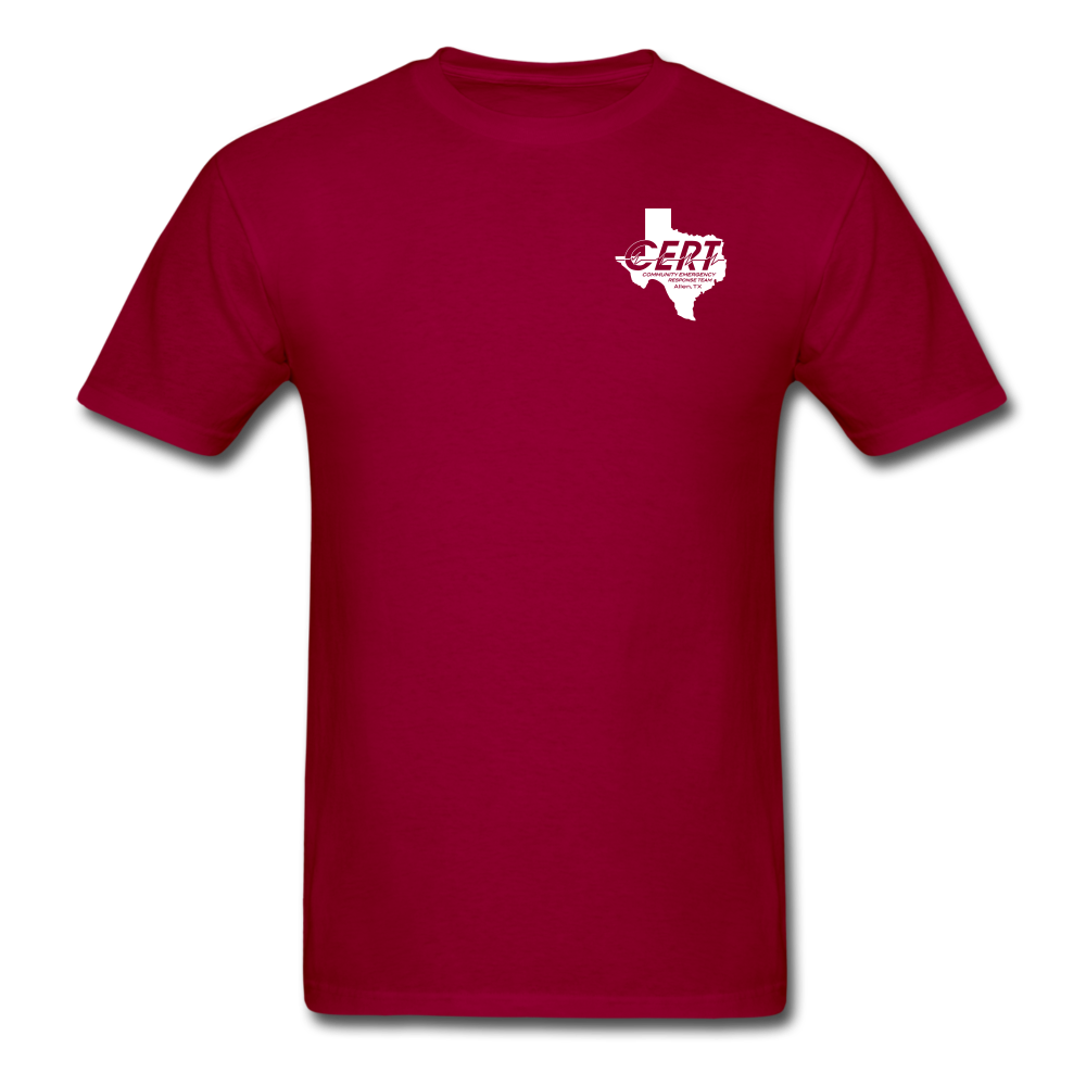 Allen TX CERT Field Shirt - dark red