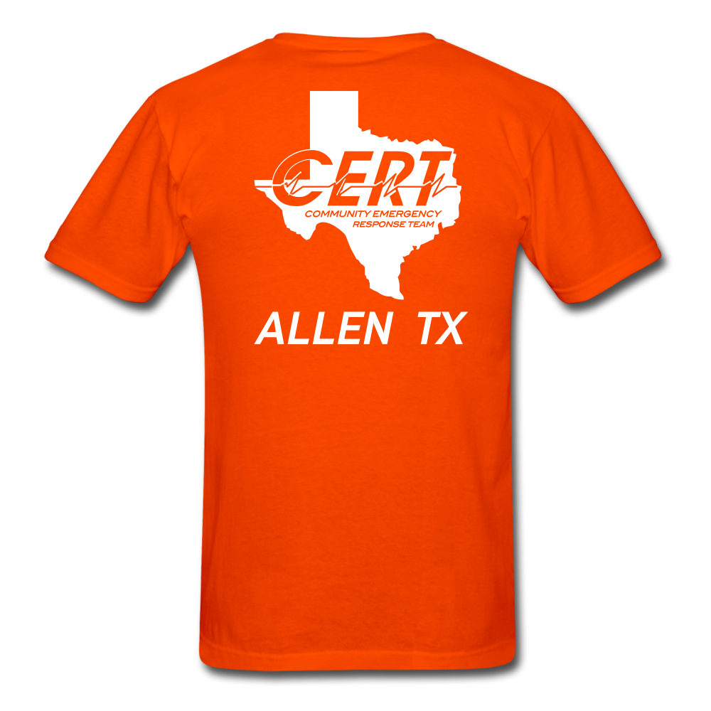 Allen TX CERT Field Shirt - orange