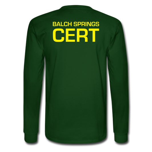 Balch Springs CERT Long Sleeve T-Shirt - forest green