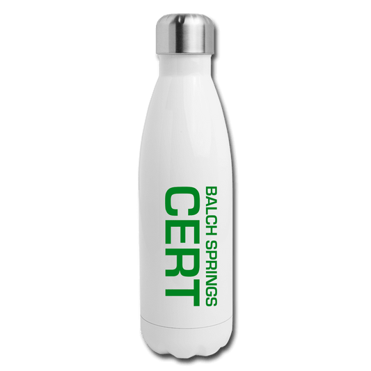 Balch Springs CERT Insulated Bottle - white
