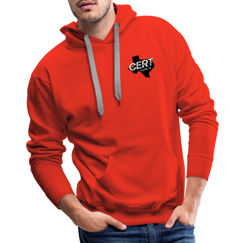 Allen CERT Search Marking Hoodie - red