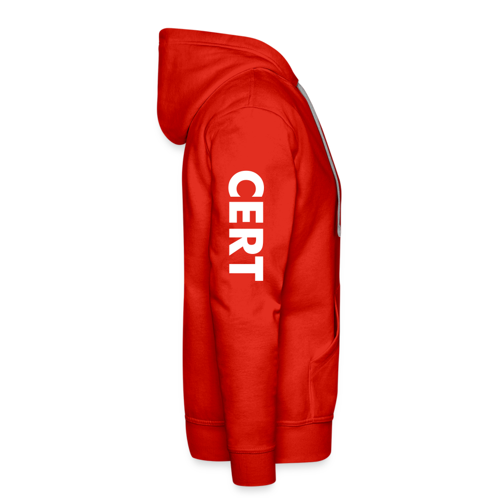 Allen CERT Search Marking Hoodie - red