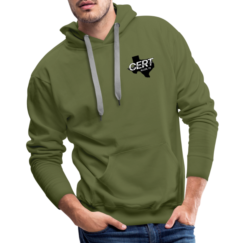 Allen CERT Search Marking Hoodie - olive green