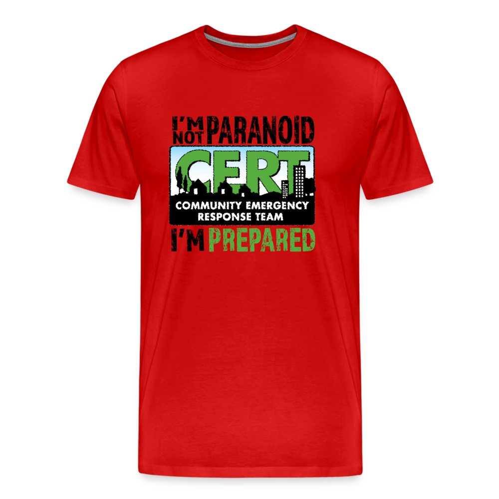 CERT Prepared T-Shirt - red