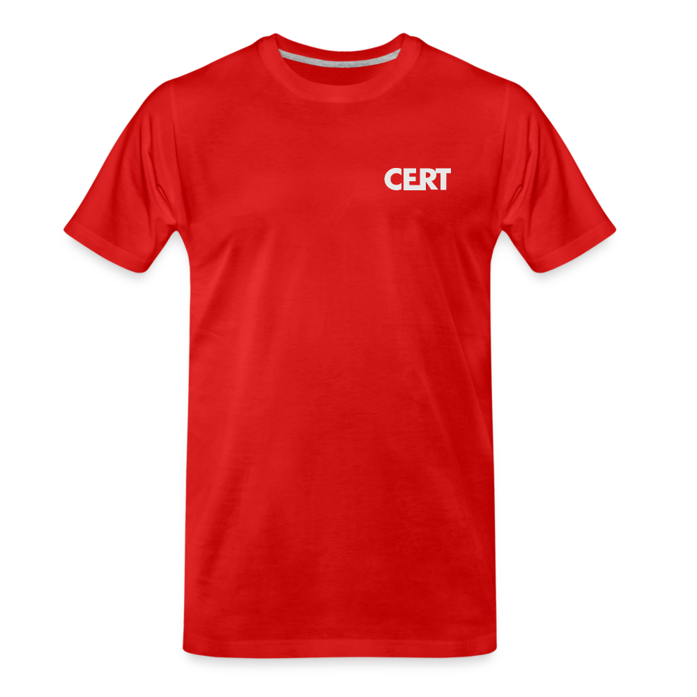 Allen TX CERT Disaster Response T-Shirt - red