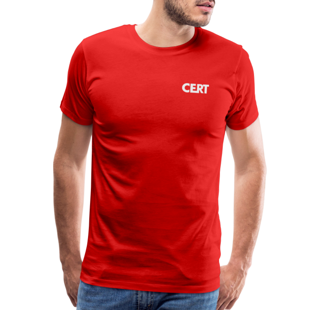 Allen TX CERT Disaster Response T-Shirt - red