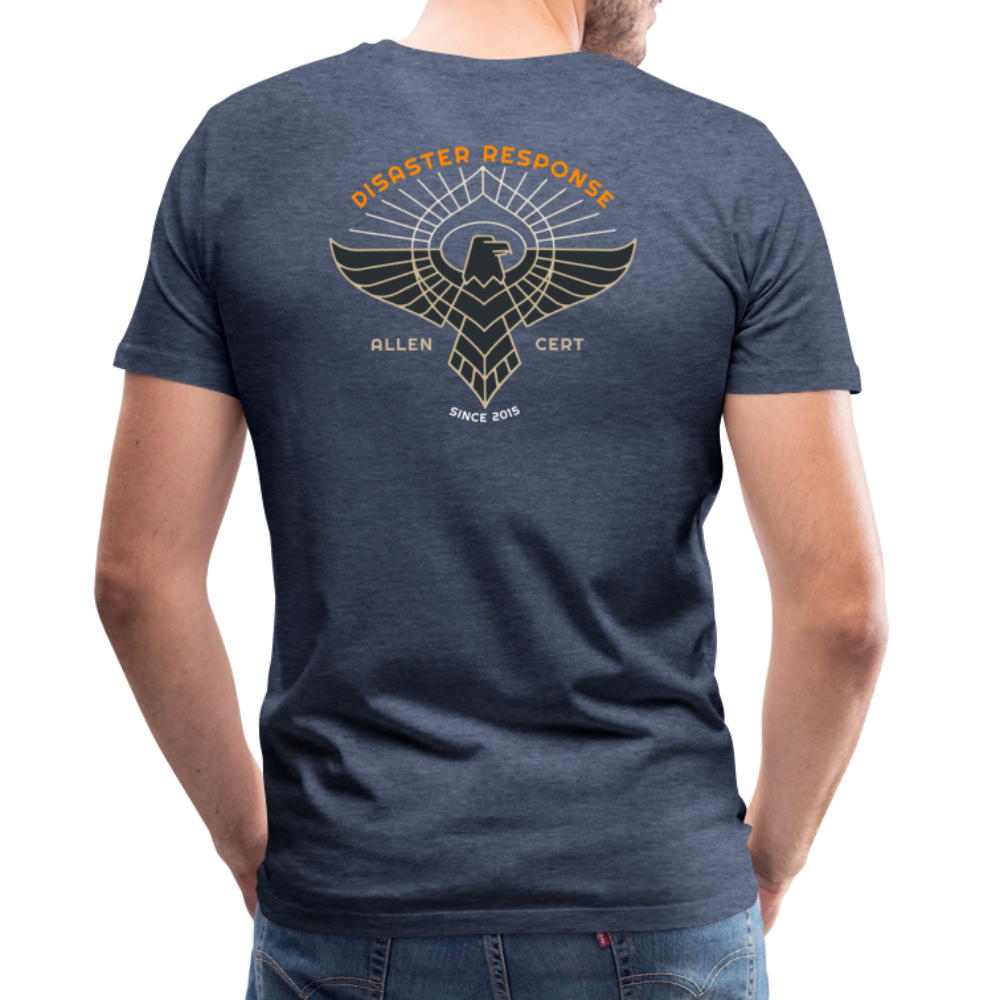 Allen TX CERT Disaster Response T-Shirt - heather blue