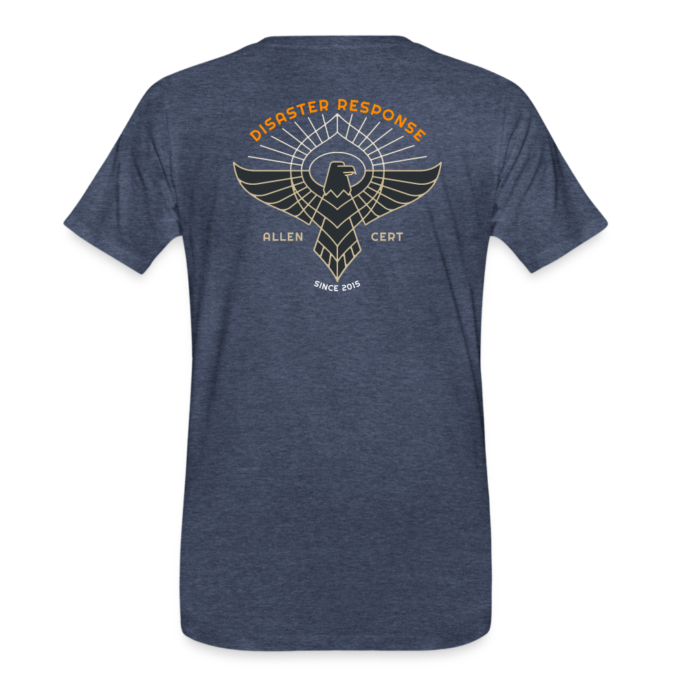 Allen TX CERT Disaster Response T-Shirt - heather blue