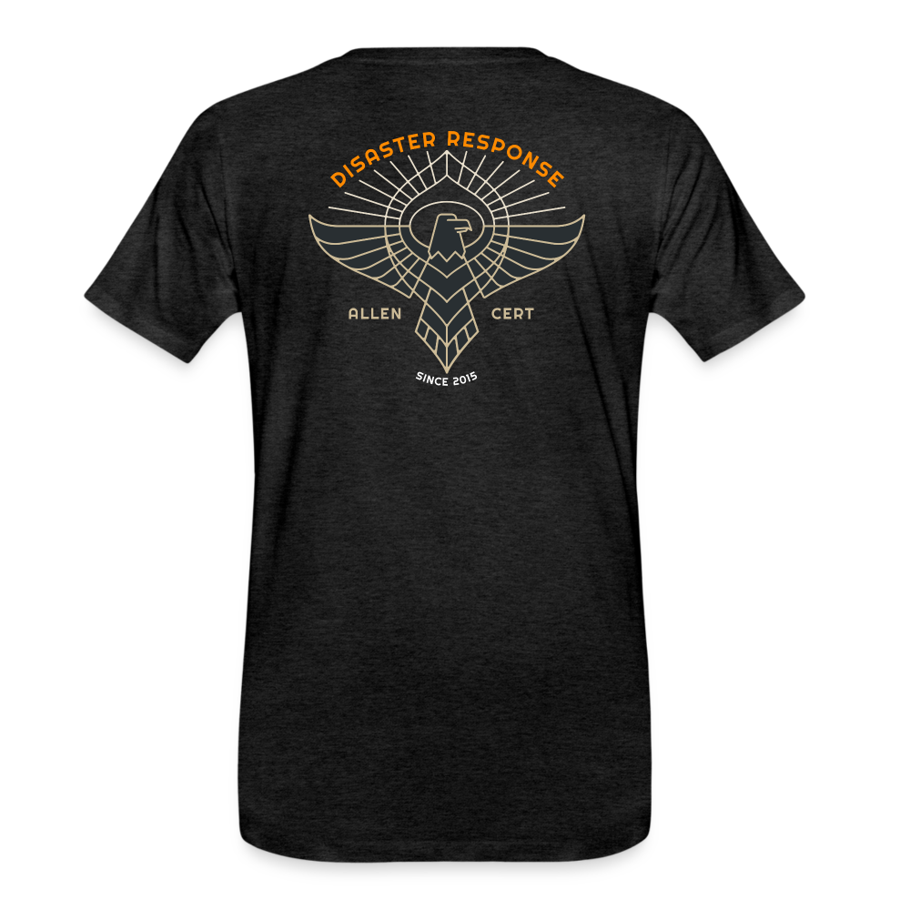 Allen TX CERT Disaster Response T-Shirt - charcoal grey