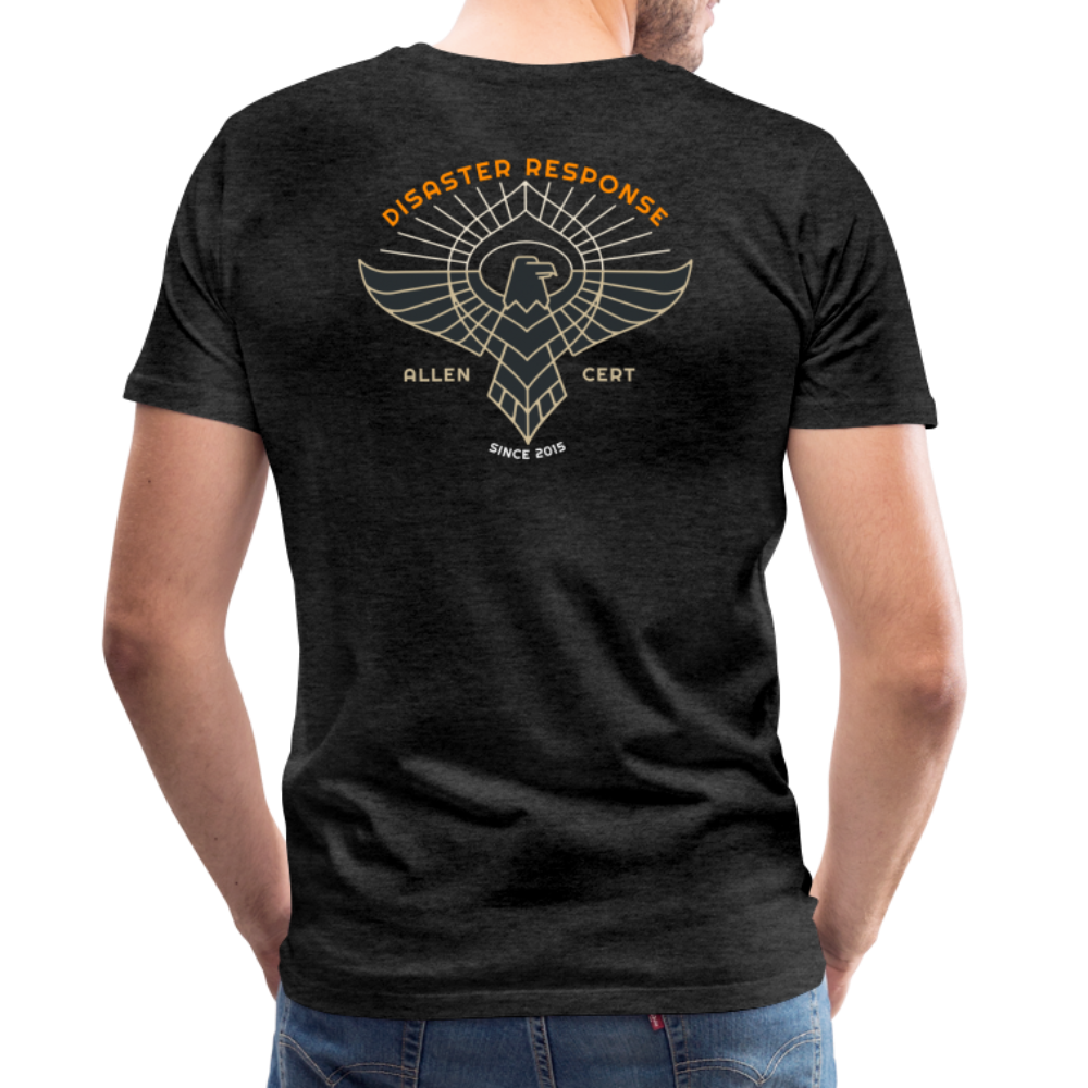 Allen TX CERT Disaster Response T-Shirt - charcoal grey
