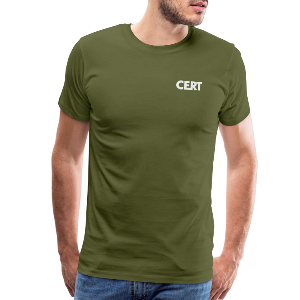 Allen TX CERT Disaster Response T-Shirt - olive green