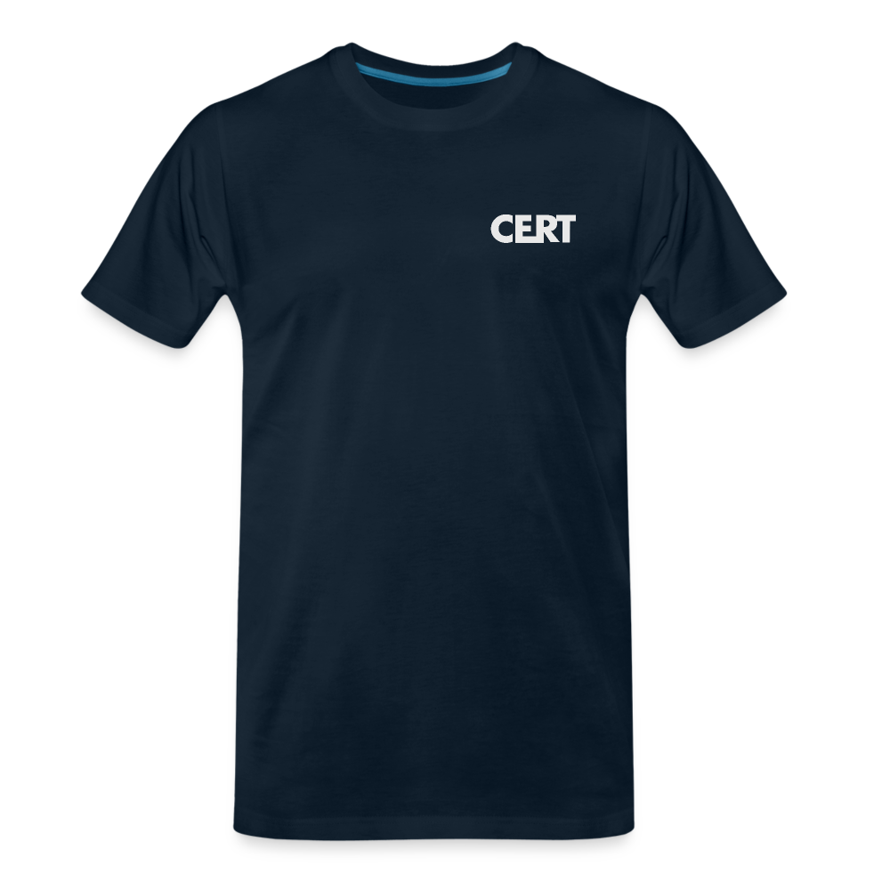 Allen TX CERT Disaster Response T-Shirt - deep navy