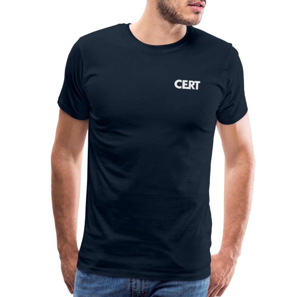 Allen TX CERT Disaster Response T-Shirt - deep navy