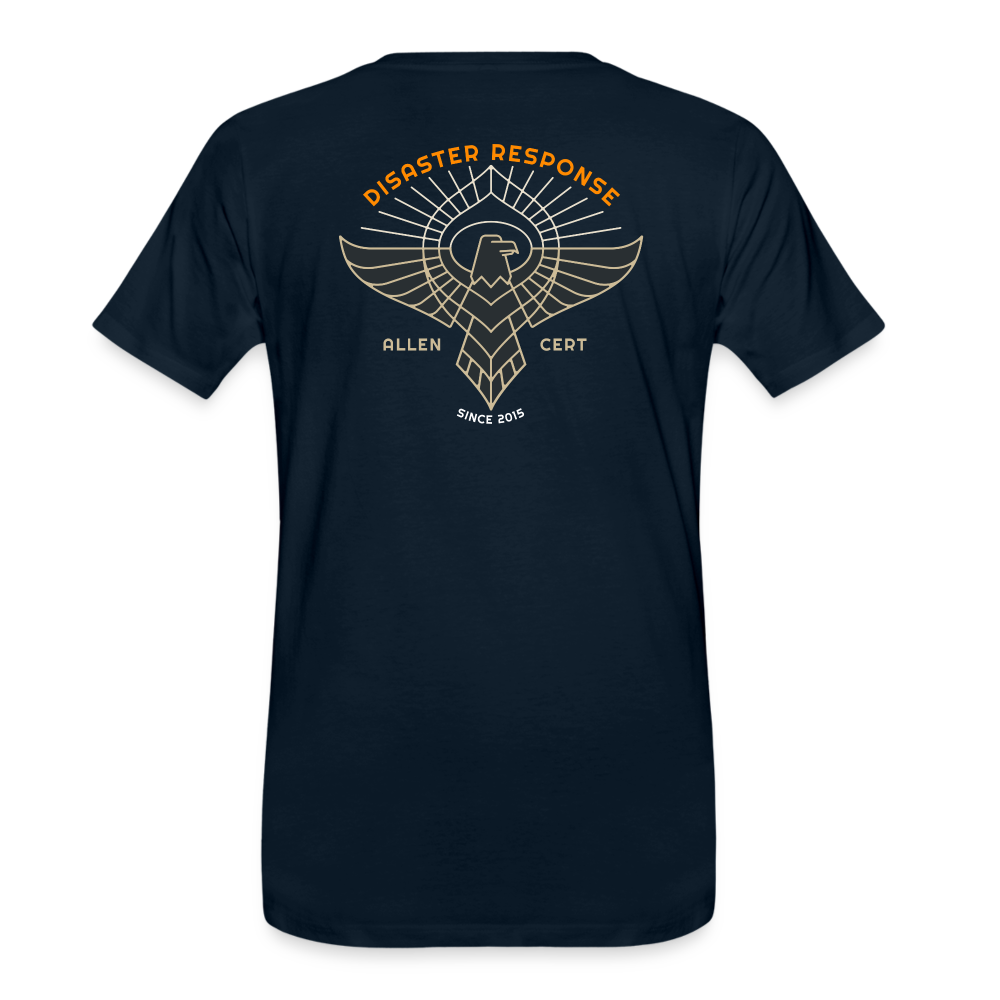 Allen TX CERT Disaster Response T-Shirt - deep navy