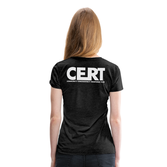 Ladies CERT Logo T-Shirt - charcoal grey