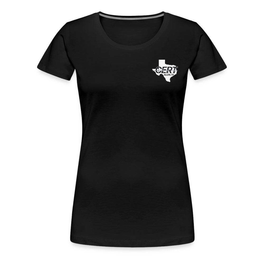 Allen CERT Ladies T-Shirt - black