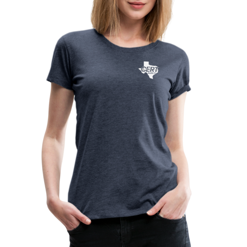Allen CERT Ladies T-Shirt - heather blue