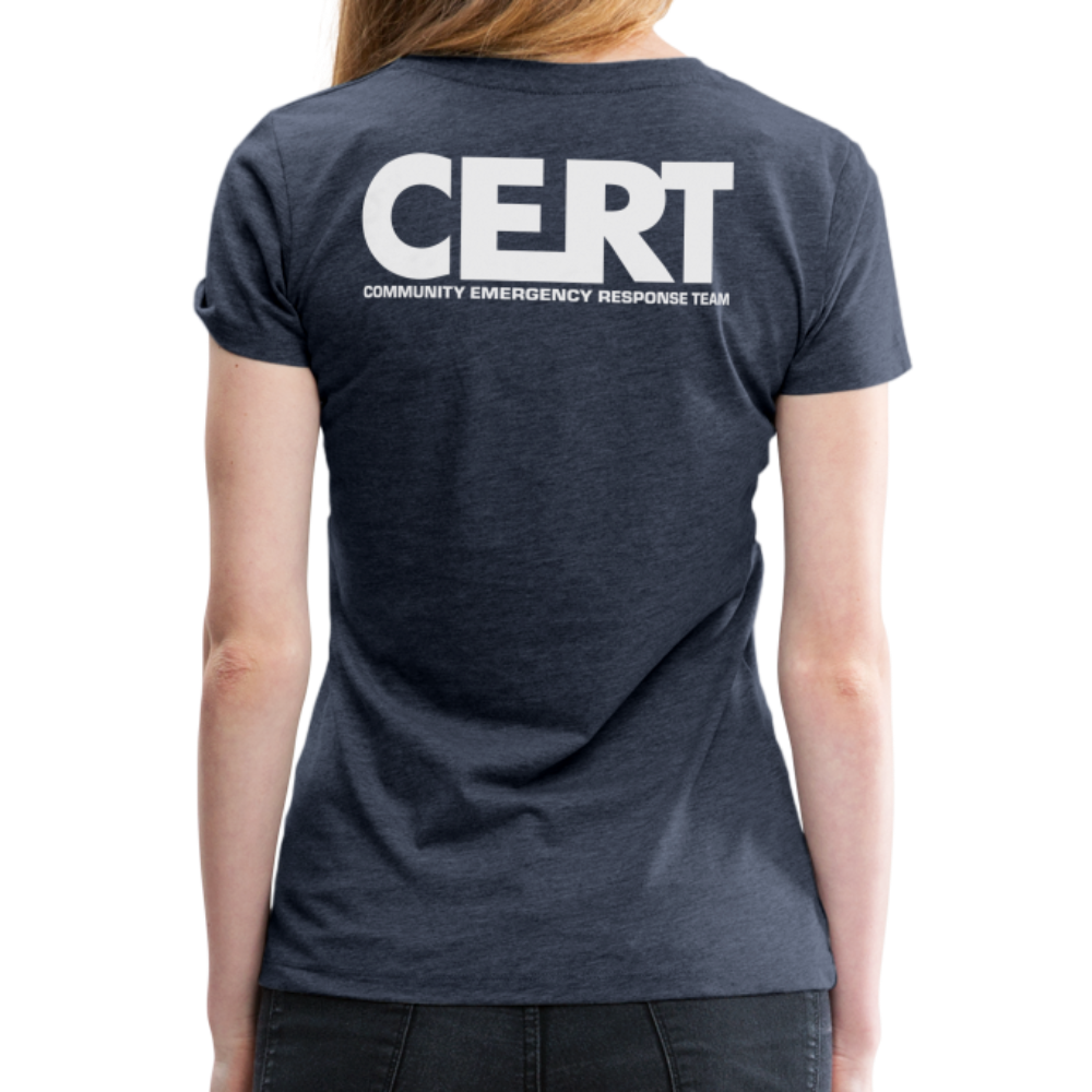 Allen CERT Ladies T-Shirt - heather blue